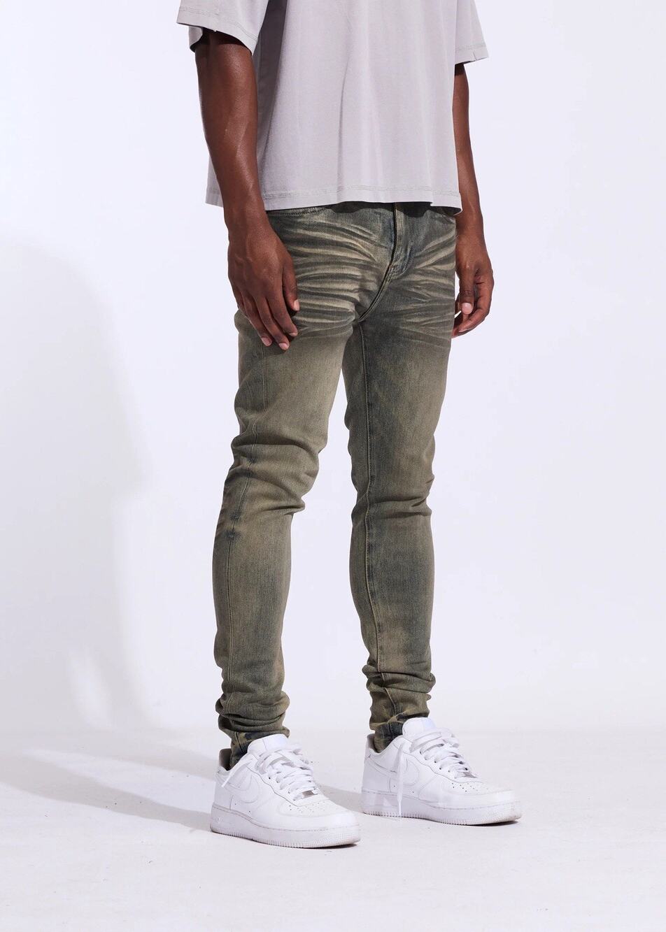 CRYSP DENIM MEN'S ATLANTIC DENIM SKINNY JEANS SIZE 28 CRYFA125-127 NEW